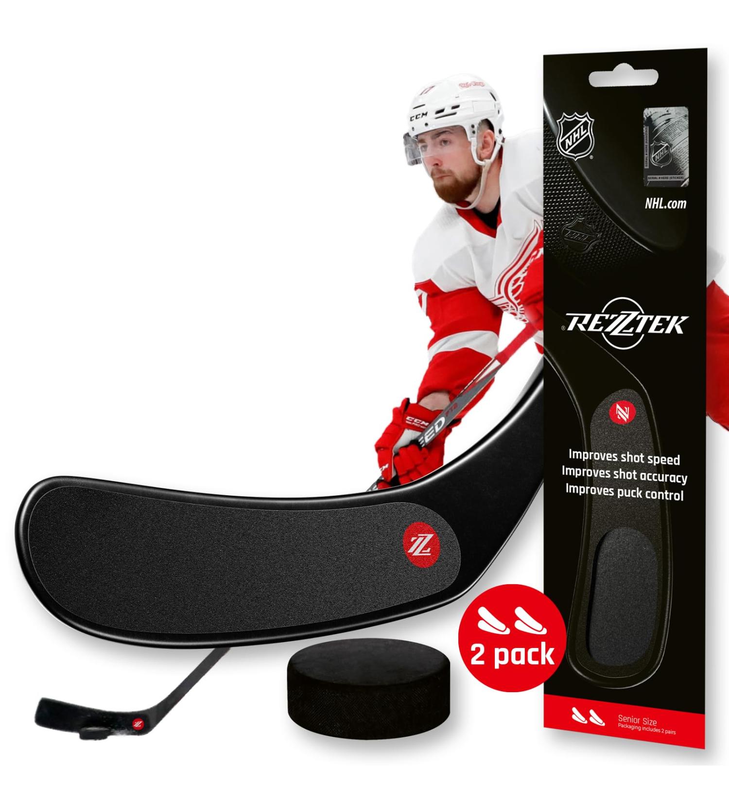 Rezztek Blade Handles | Enhance Puck Control with NHL-Approved Improved Hockey Tape | 2-Piece Senior Set (Ages 12+) - Buy Online on GoSupps.com