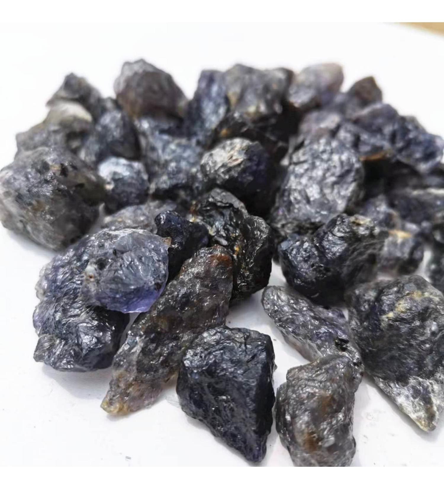 Crystal Rough Natural Iolite Stones Rough Cordierite Crystal Specimen (Color : 500g) - Buy Online on GoSupps.com