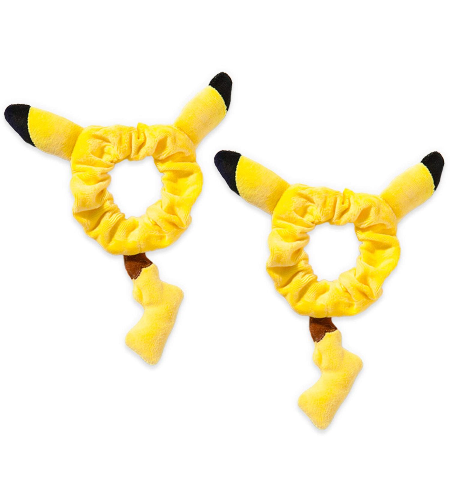 Cute Yellow Hair Scrunchies Set - Velvet Elastic Hair Ties for Kids & Adults - Ponytail Holder Bracelet - Cosplay Hair Accessories - 2 Pack - Buy Online on GoSupps.com