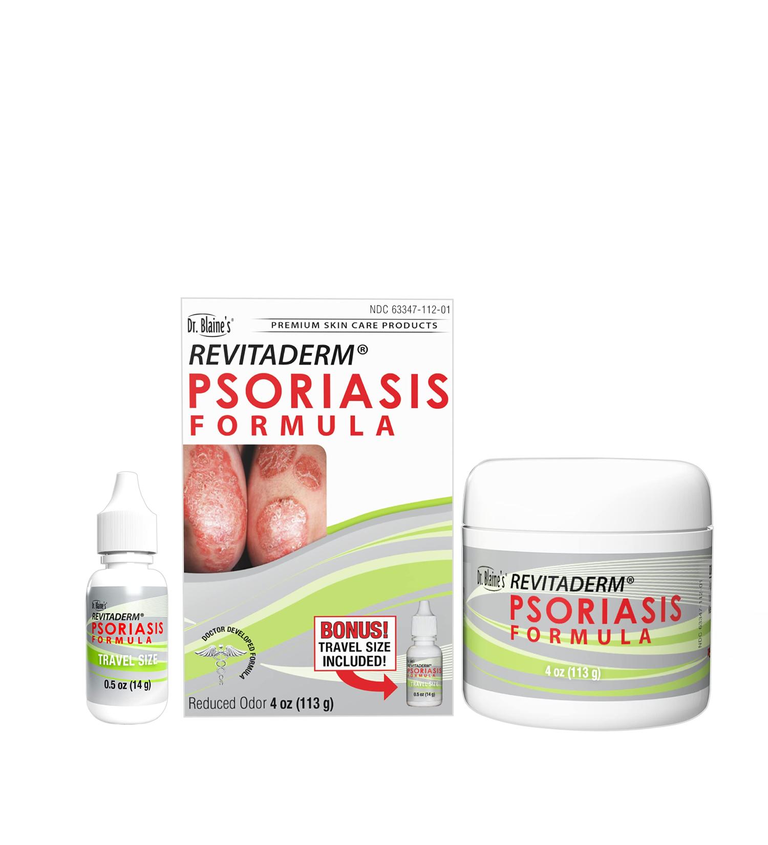 Dr. Blaine's REVITADERM Psoriasis Formula - Coal Tar Tea Tree Oil Lavender Cream for Dry Skin Relief - 4 fl. oz - Buy Online on GoSupps.com