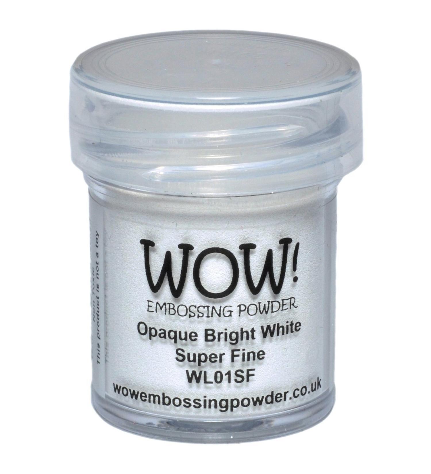 Wow Embossing Powder WOW Embossing Powder  15ml  Opaque Bright White