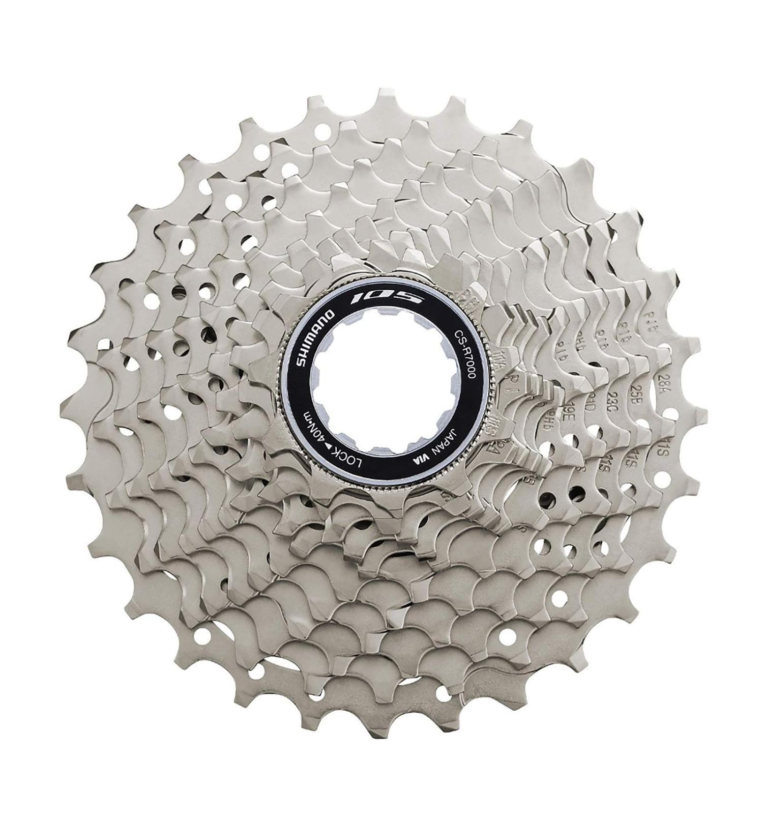 SHIMANO cs-r7000 Sprocket Cassette, Unisex Adult, Unisex-Adult 11-28 Chrome