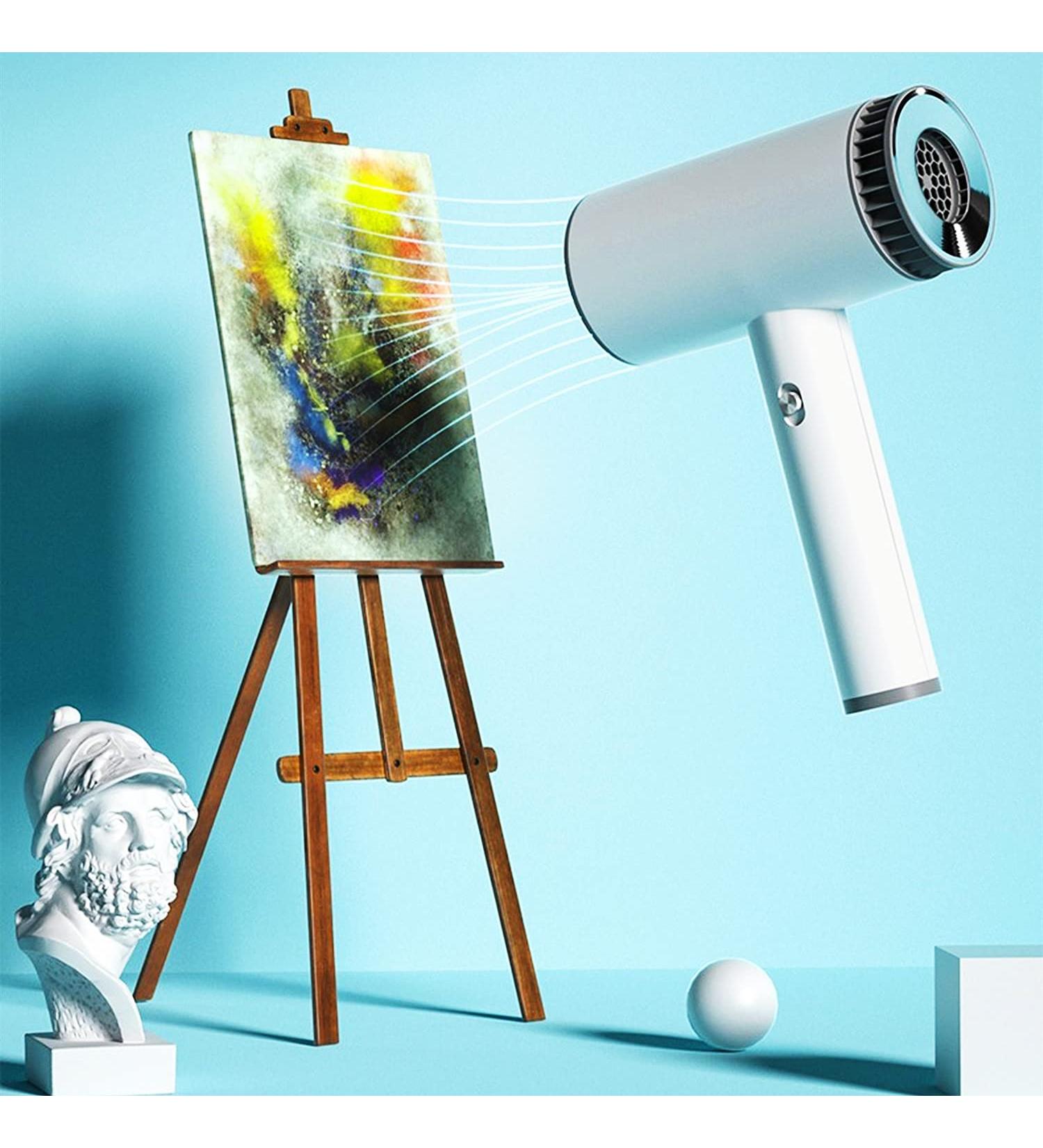 Cordless Hair Dryer with Hot and Cold Air Portable Rechargeable Hair Dryer Handheld Travel Hair Dryer for Art Painting/Indoor/Outdoor - Buy Online on GoSupps.com