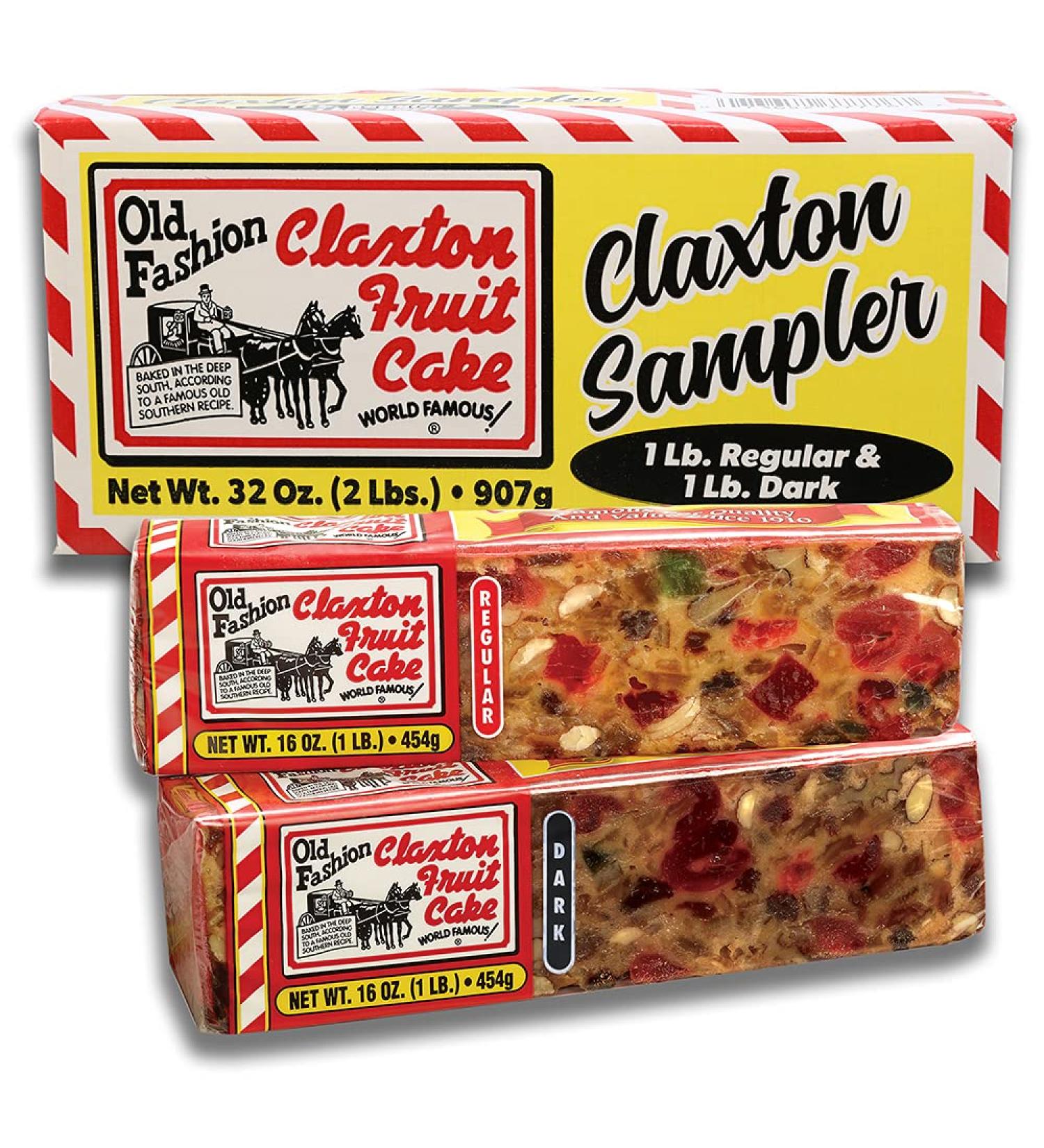 Claxton Fruit Cake Regular-Dark Sampler in New Claxton Gift Carton - Buy Online on GoSupps.com
