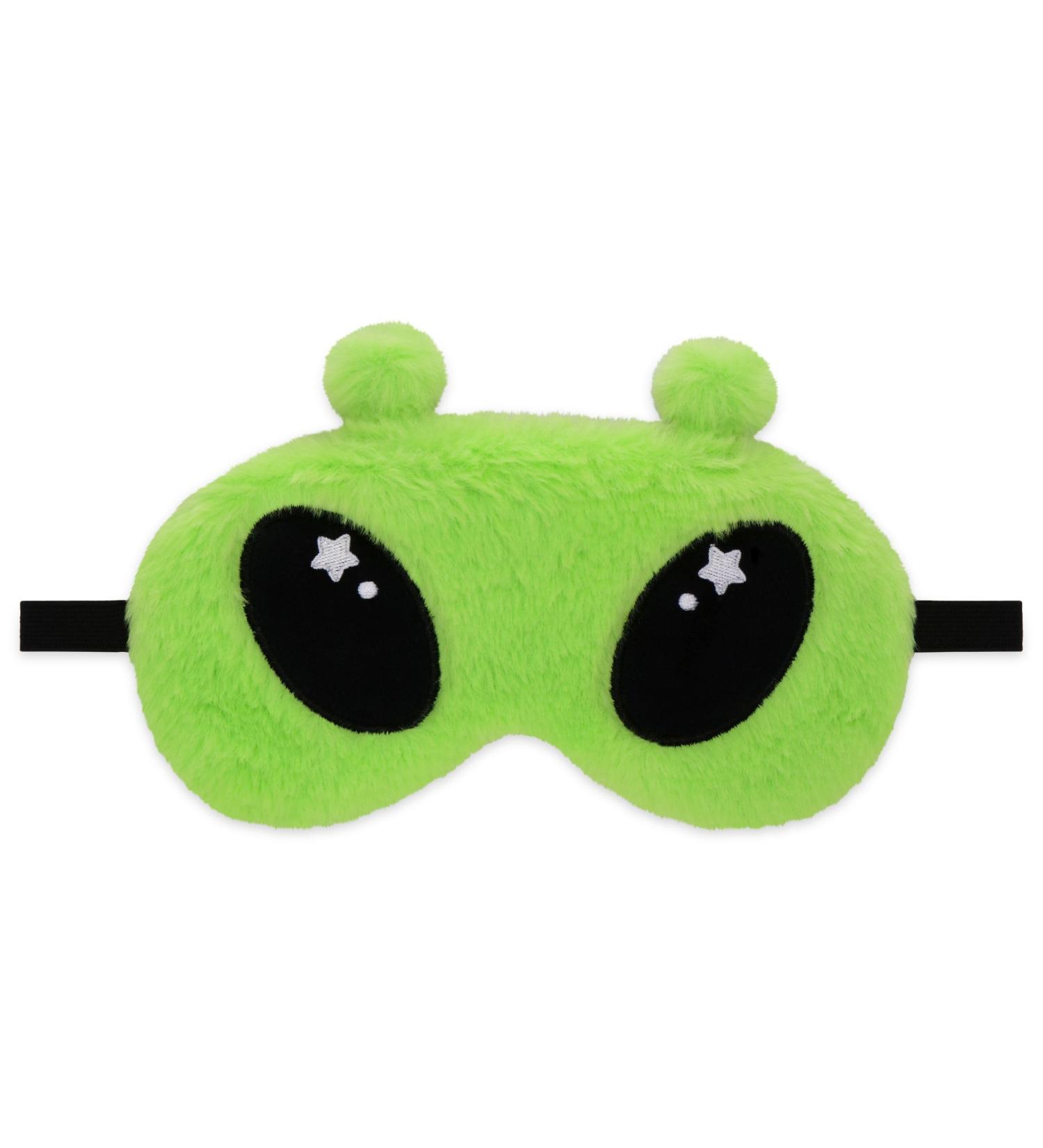 iscream Bedtime Buddies Sleep Mask for Kids - Satin-Lined Embroidered Alien Design - International Shipping Available - Buy Online on GoSupps.com