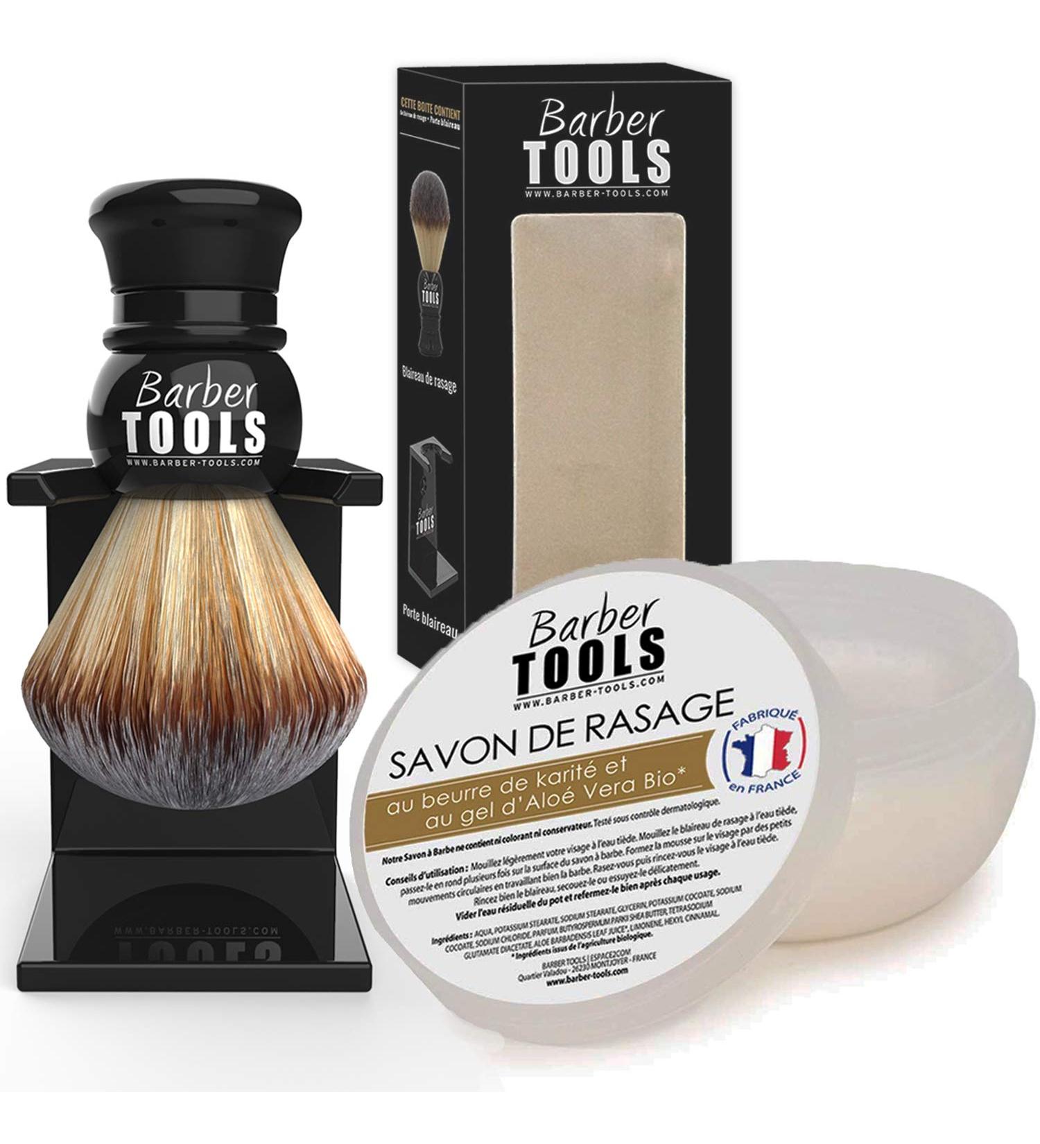 Premium Barber Tools Shaving Set | Brush & 150ml Soap for Smooth Shaves - International Shipping Available - Buy Online on GoSupps.com