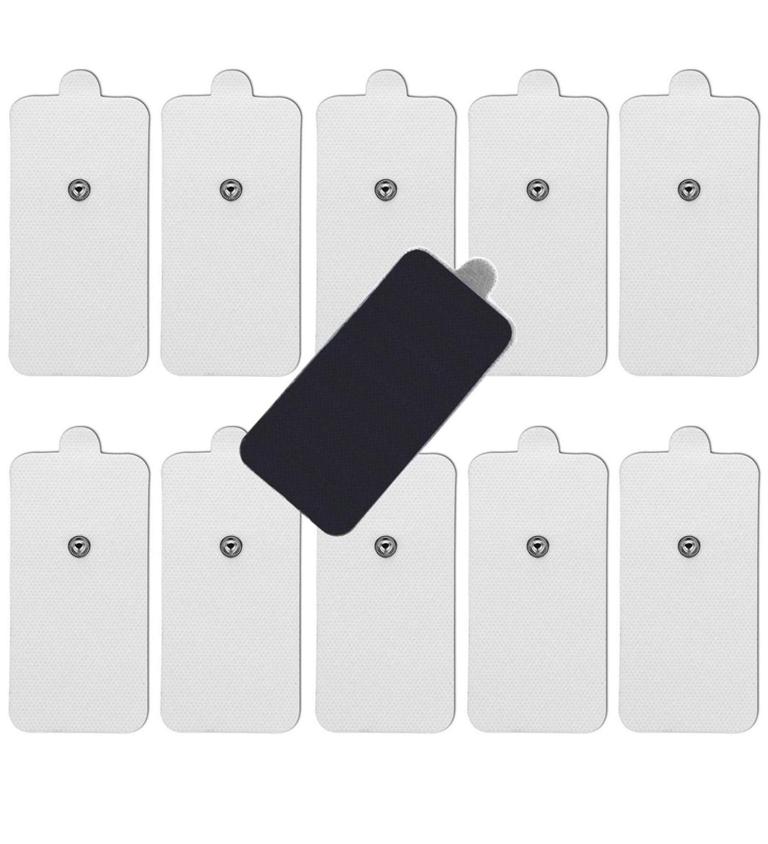 10 Large Electrode Replacement Pads for TENS Massager - TENS Unit Pads - Buy Online on GoSupps.com