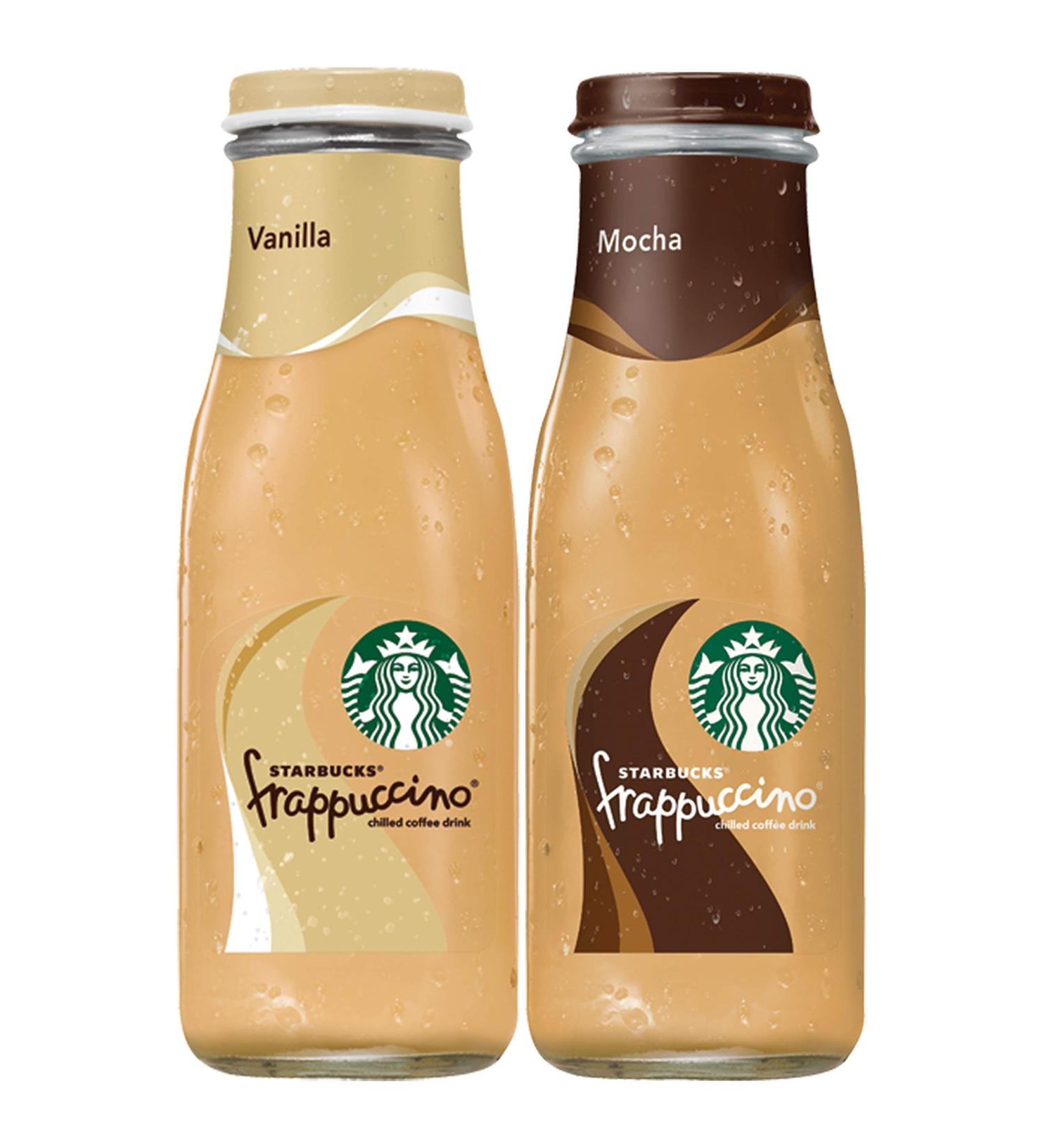 Starbucks Frappuccino 2 Flavor Variety Pack 9.5 Fl Oz (15 Count) - Buy Online on GoSupps.com