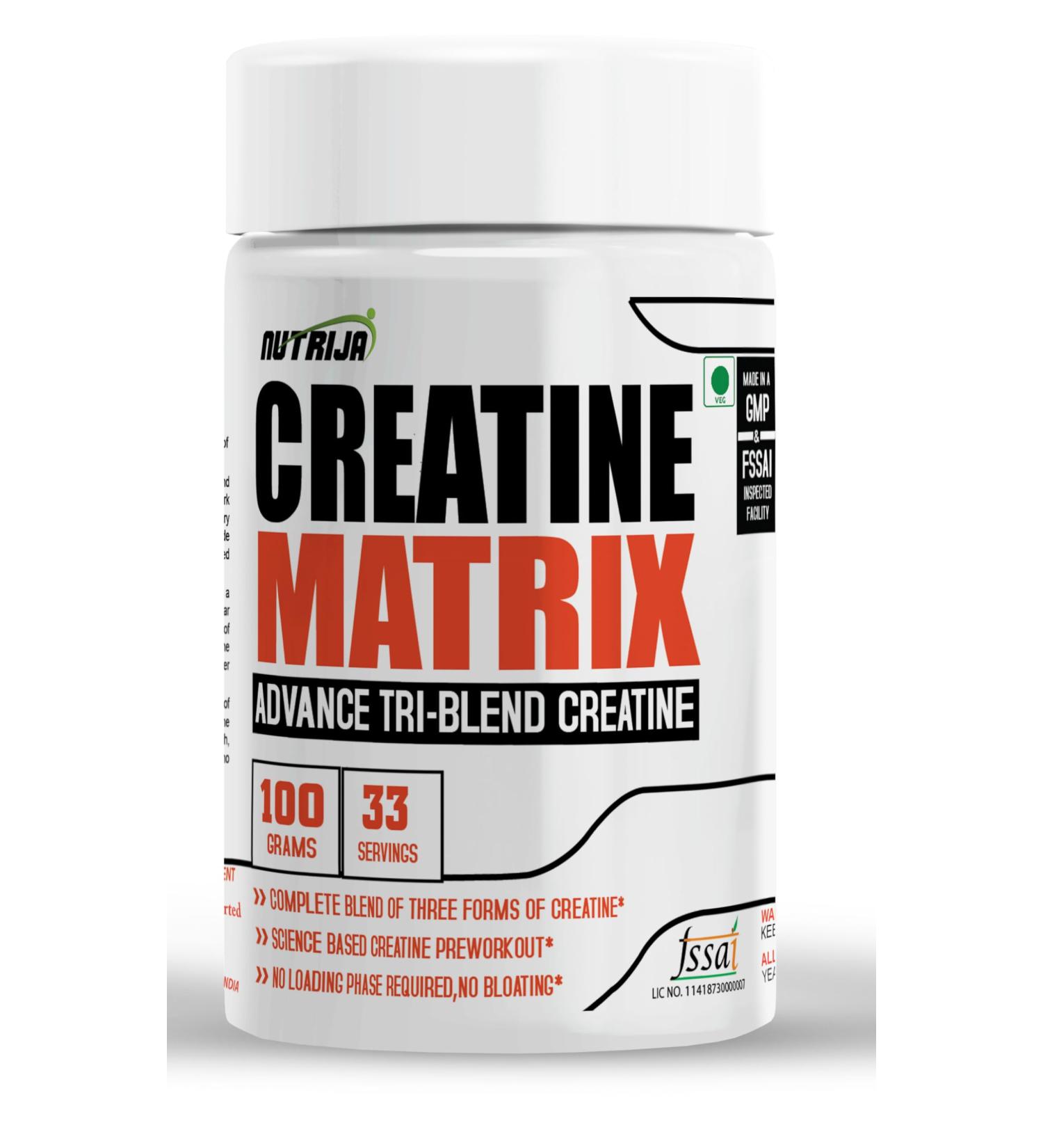 Buy CREATINE Matrix - Premium Creatine HCL Nitrate & Magnesium Chelate Blend - 100g Pineapple Flavor - Fast International Shipping - Buy Online on GoSupps.com
