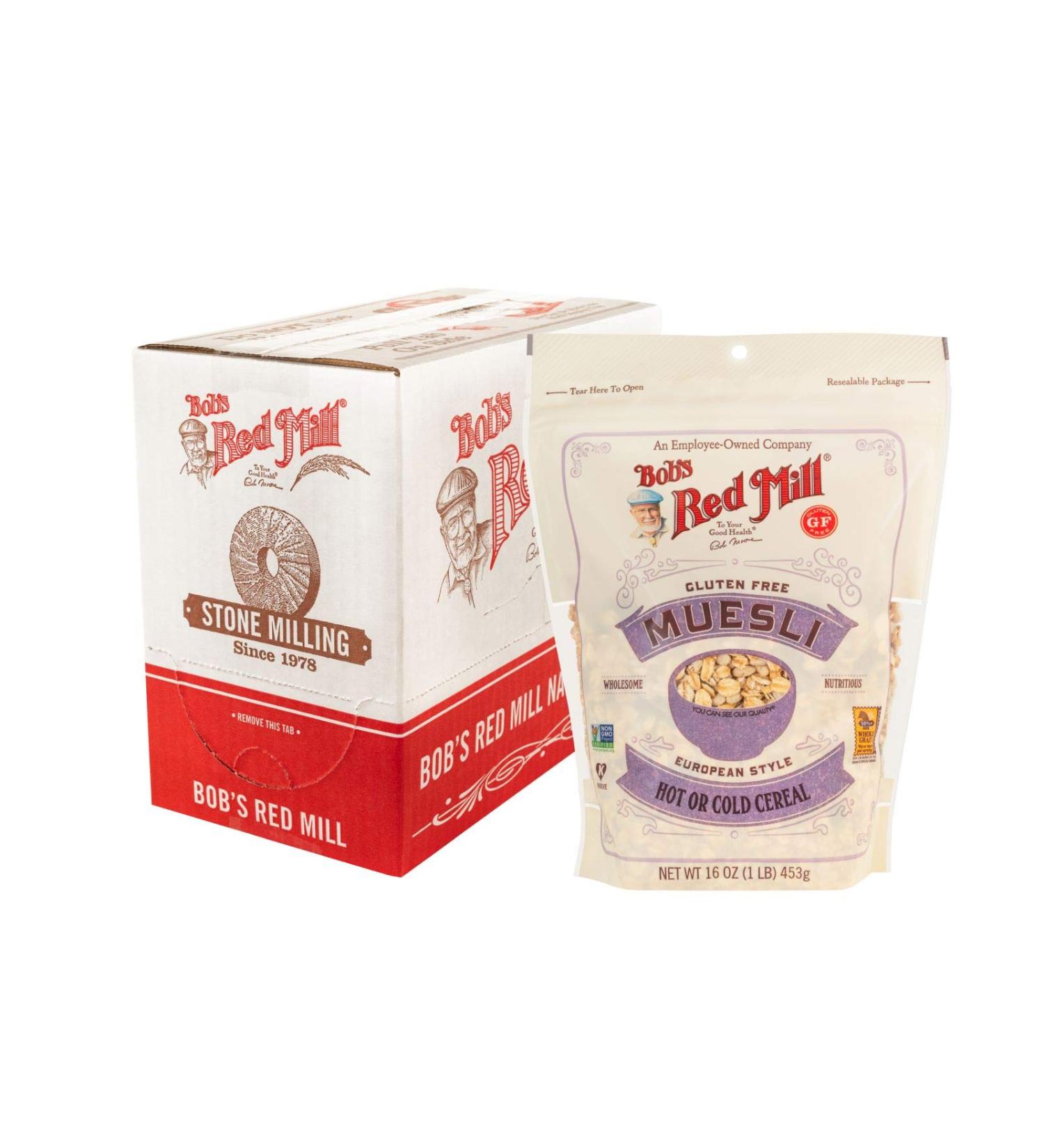 Bob's Red Mill Gluten Free Muesli - 16 oz (453 g) | Nutritious Breakfast Cereal - Buy Online on GoSupps.com