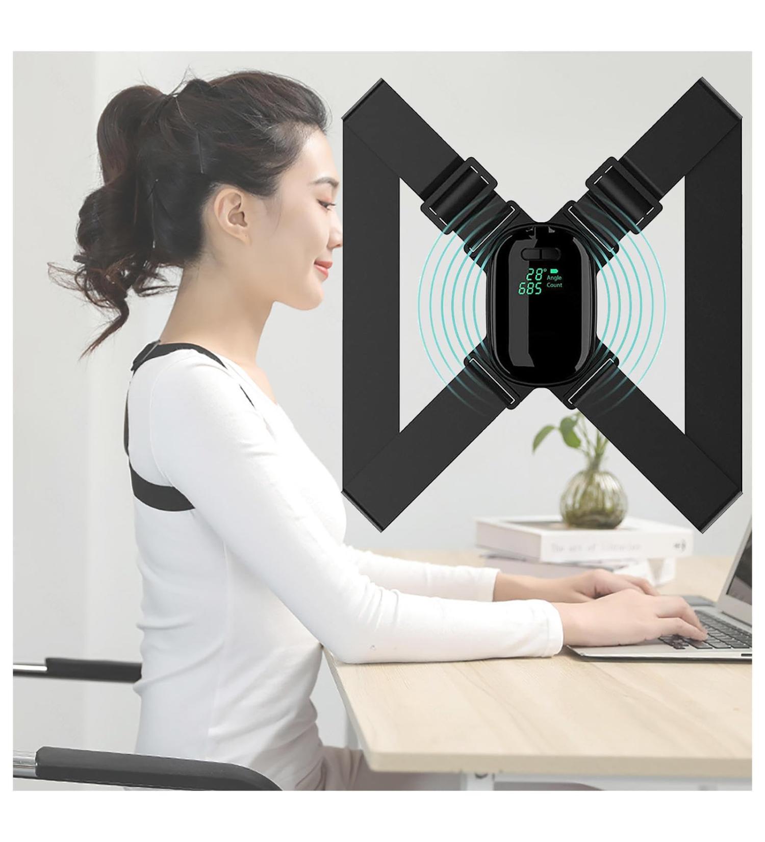 Meltor Back Straightener with Vibration Reminder | Adjustable Angle & Straps for Perfect Posture - Buy Online on GoSupps.com