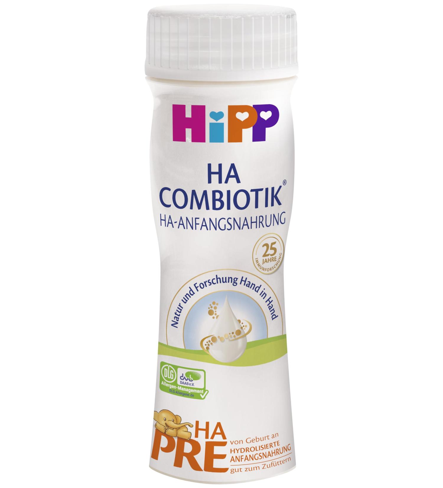 HiPP Pre HA Combiotik 200ml pack of 6 (6 x 200ml)