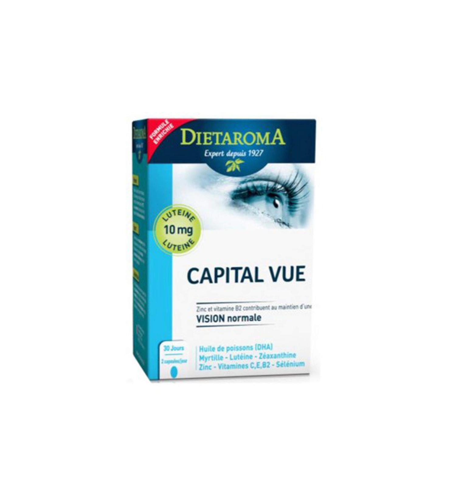 Dietaroma - Capital Complex view cure 1 month - 60 soft capsules - A valuable aid for your eyes