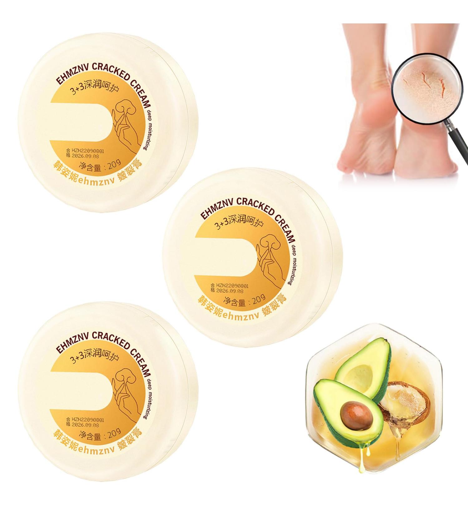FCXQG 3 Pcs Foot Cream Very Dry and Damaged Foot Cream Hand and Foot Care Moisturizing Cream for Winter Feet Soothing Foot Cream - Buy Online on GoSupps.com