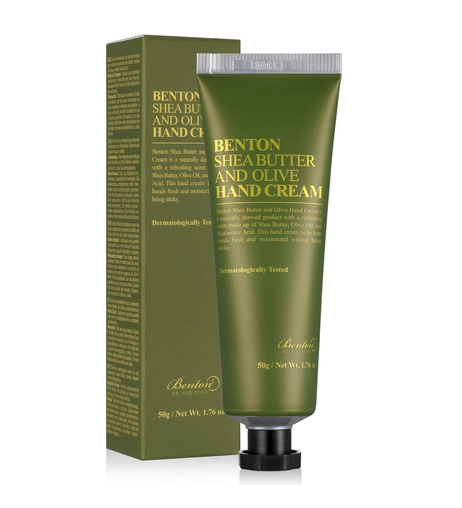 Benton Shea Butter & Olive Hand Cream 1.76 oz - Nourishing Moisturizer - Buy Online on GoSupps.com