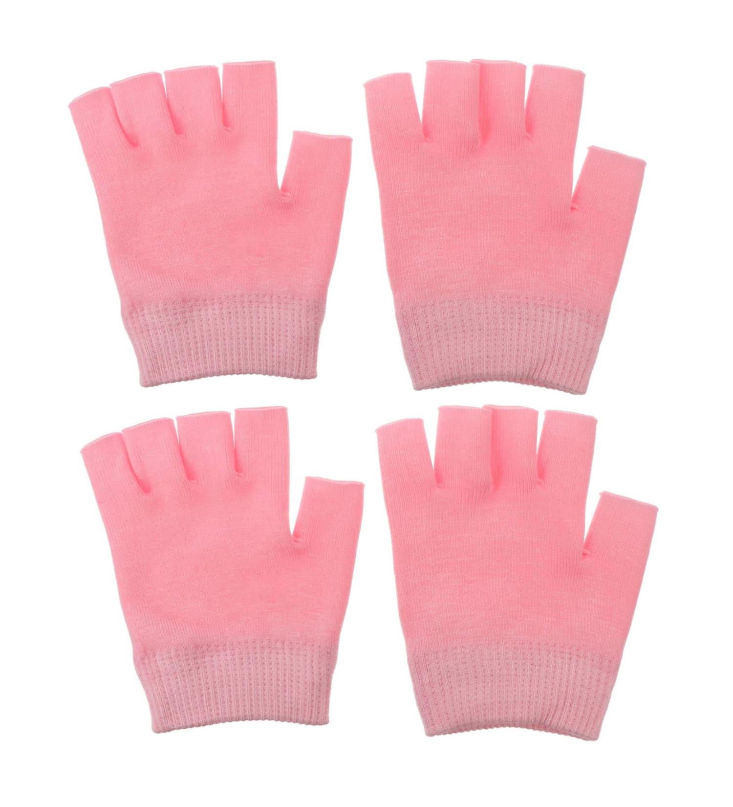 MERRYHAPY 2 Pairs Gel Gloves Fingerless Gloves Hand Cracked Gloves Night Hand Gloves Dry Hands Gloves Overnight Gloves for Dry Hands Moisturizing Gloves Spa Gloves Knitting 16X13X1CM - Buy Online on GoSupps.com
