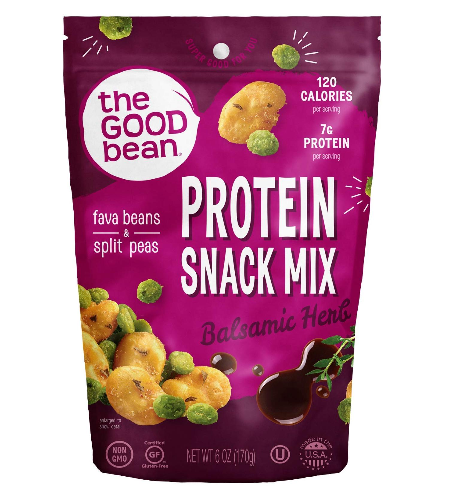 Buy The Good Bean Crispy Favas & Peas - Balsamic Herb, 6oz (Pack of 6) | Healthy Snack - Buy Online on GoSupps.com