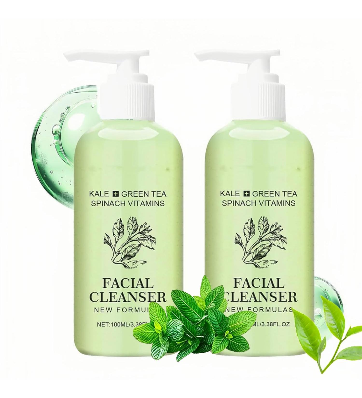 Satinox Kale Green Tea Spinach Vitamin Cleanser Gentle Moisturizing Cleanser (2pcs) (2 Pcs) - Buy Online on GoSupps.com