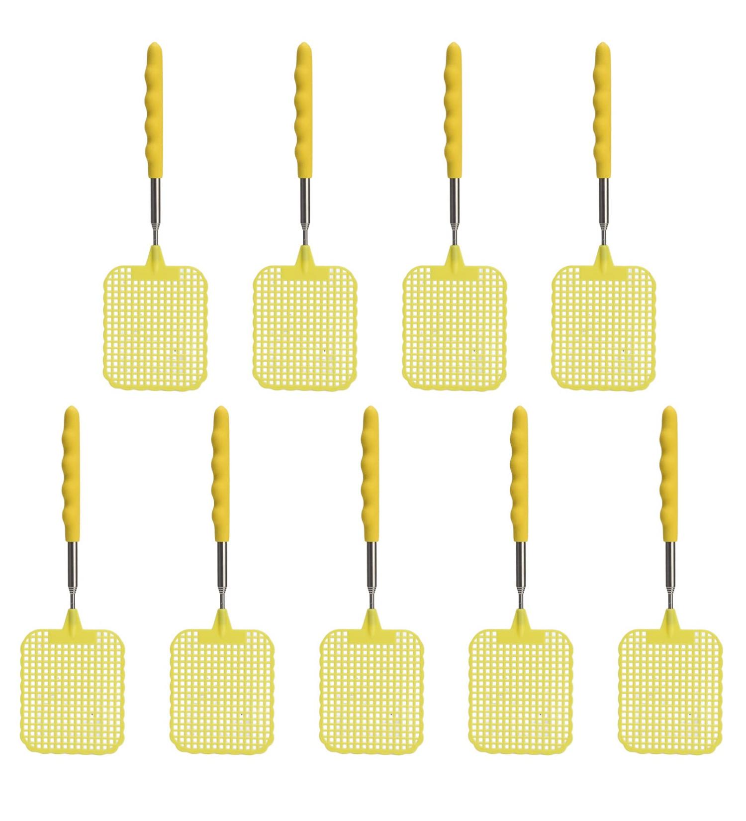 9Pcs Fly Swatter Flexible & Heavy Duty Fly Swatters Thick Handle Prevent Mosquitos Tool Thick Handle for Indoor and Outdoor - Buy Online on GoSupps.com
