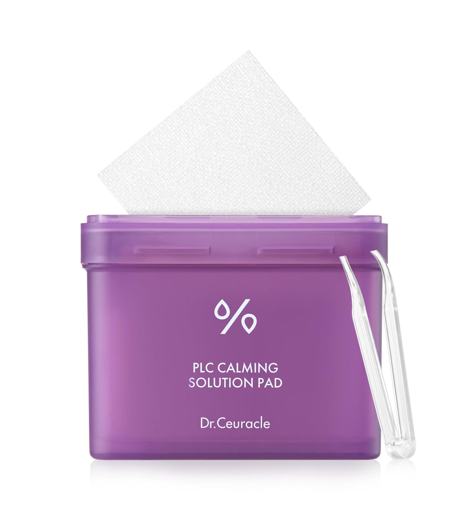Dr.Ceuracle PLC Calming Solution Pad - Instant Calming and Soothing Toner Pad for Sensitive Skin Korean Post Laser Skincare (130 Pads) - Buy Online on GoSupps.com