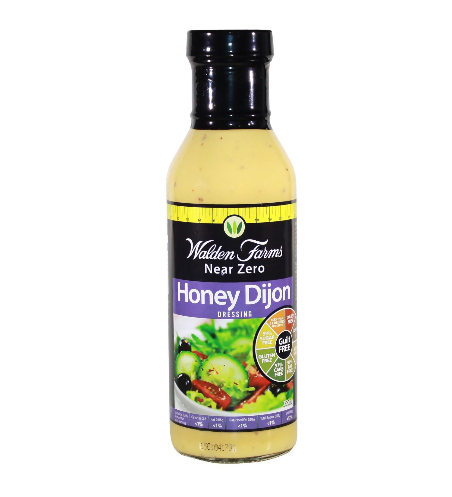 Walden Farms Honey Dijon Dressing 12 oz - Delicious Low-Calorie Salad Dressing - Buy Online on GoSupps.com