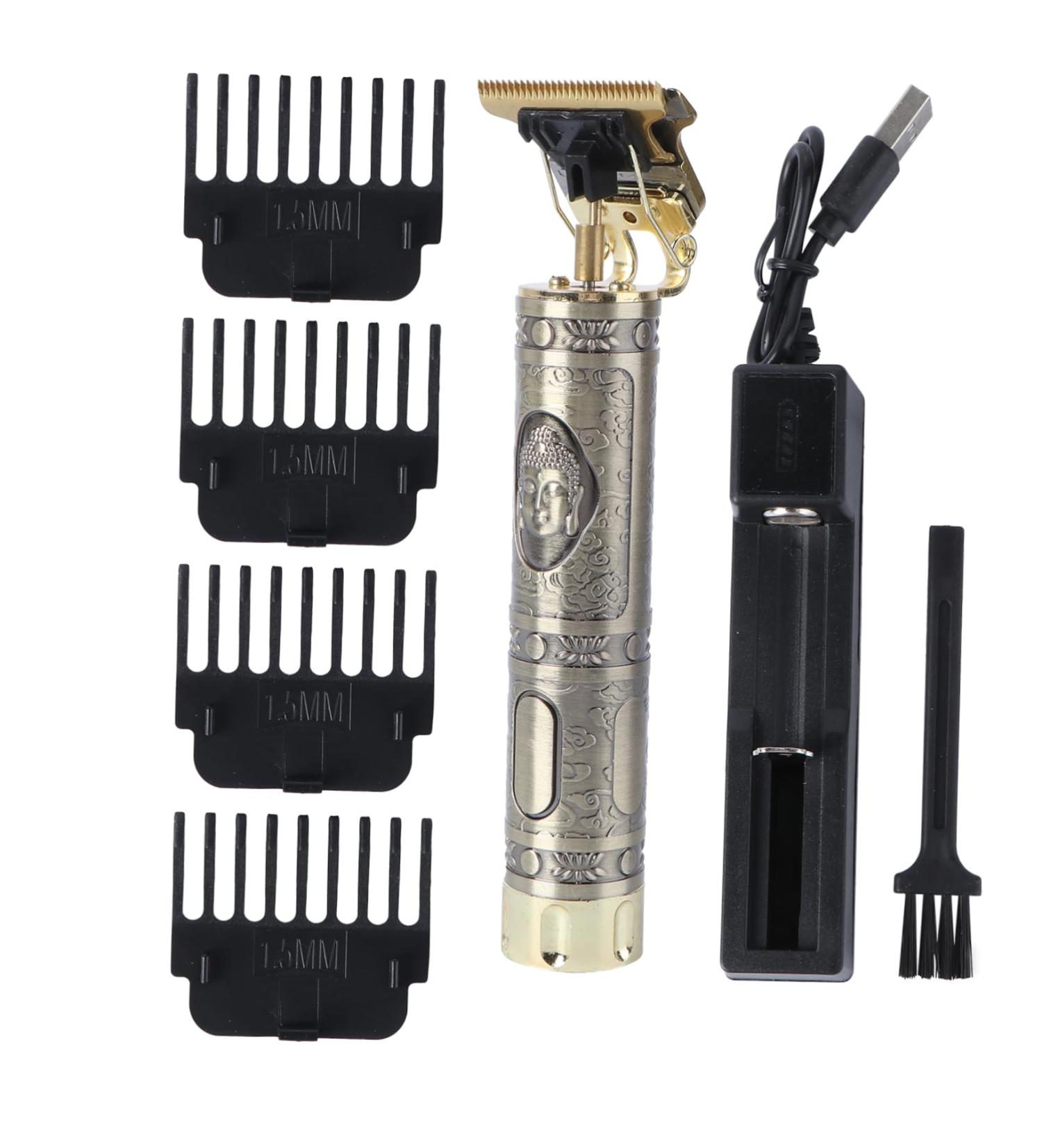 FOMIYES Electric Clippers Mens Trimmer Electric Cutting Tool Cordless Trimmer Mens Clippers Barber Clippers Clippers for Men Cordless Man Beard Charge 15x3cm Copper Color - Buy Online on GoSupps.com
