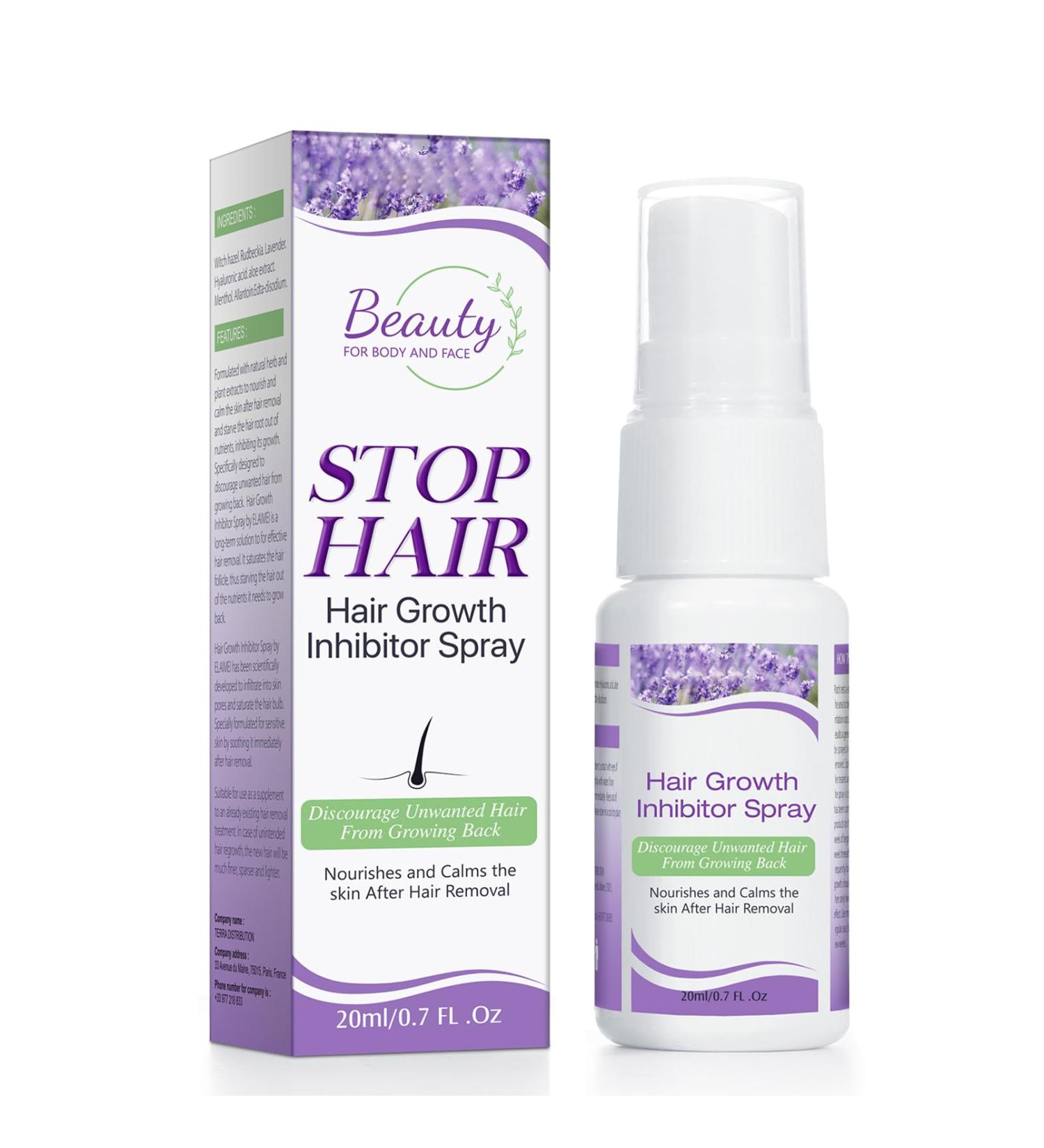 Permanent Hair Growth Inhibitor Spray for Face & Body | Non-Irritating Hair Removal Solution - Buy Online on GoSupps.com