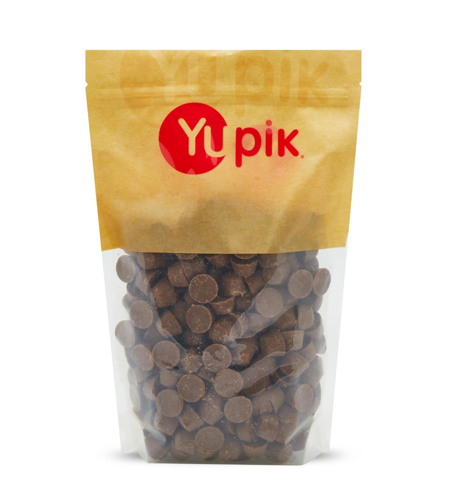 Yupik Mini Peanut Butter Cups 1 kg Kosher Milk Chocolate Goblets Peanut Butter Filling Smooth & Creamy Delicious Snacks Ideal for Baking Topping & Gifting 1.0 kg (Pack of 1) - Buy Online on GoSupps.com