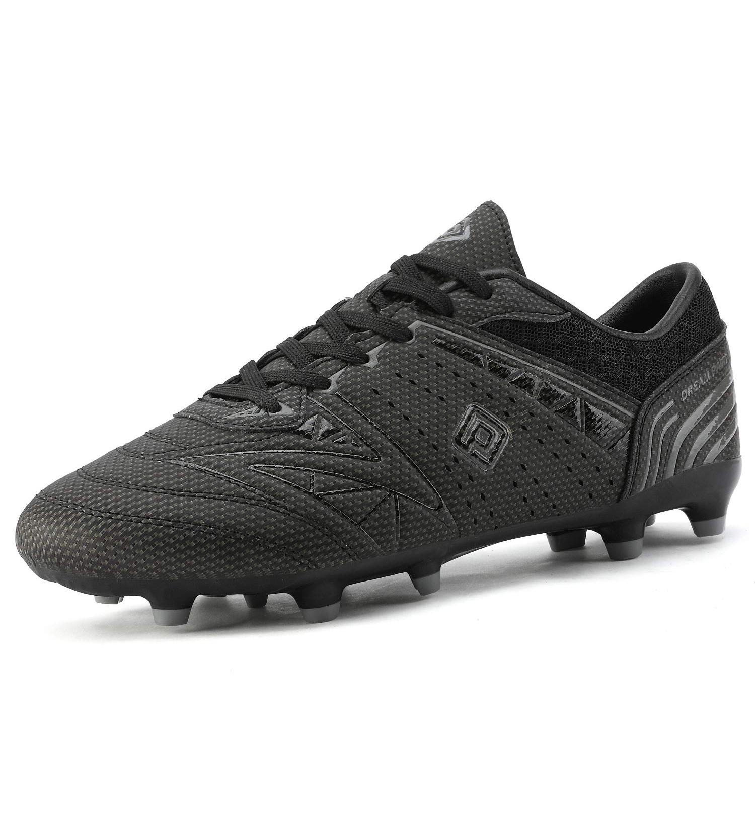 DREAM PAIRS Men's Cleats Football Soccer Shoes 10.5 - 859 Black/Dark Grey - Buy Online on GoSupps.com