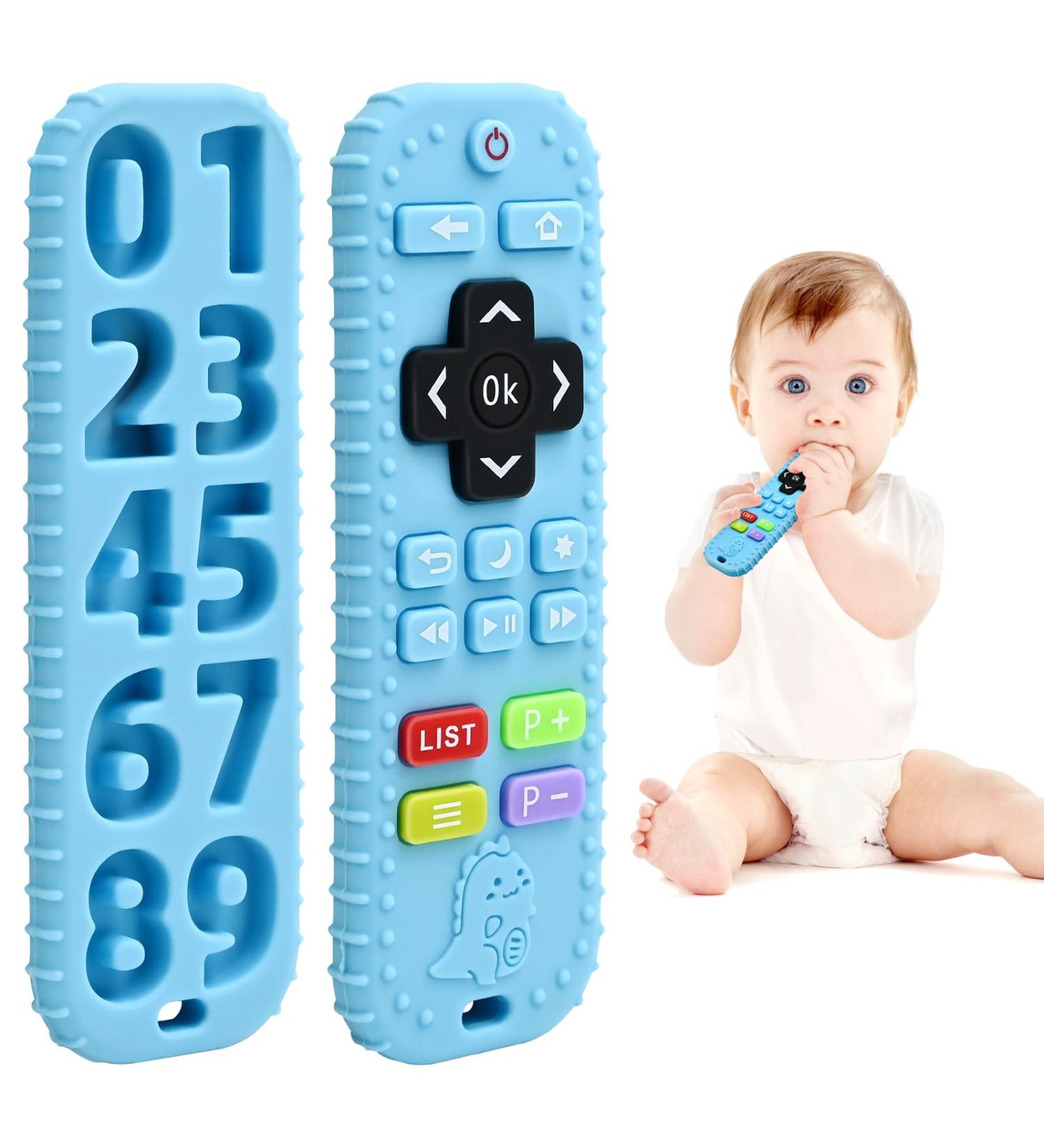 Best Silicone Baby Teething Toys 0-12 Months | Remote Control Teething Aids & Bath Toys for Toddlers | Safe & Fun Gifts - Buy Online on GoSupps.com