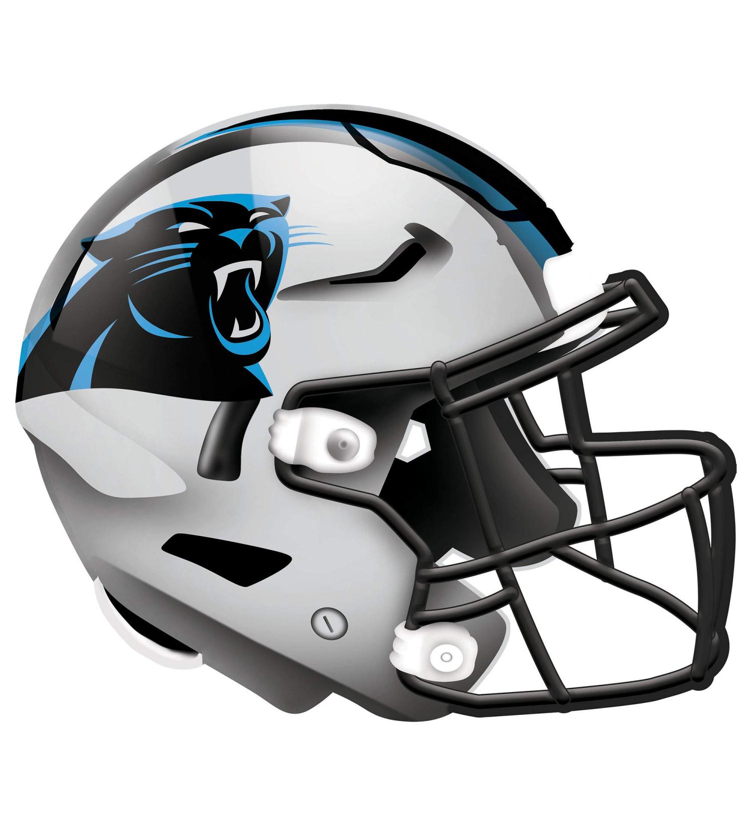 NFL Carolina Panthers Unisex Carolina Panthers Authentic Helmet dcor, Team Color, 12 inch