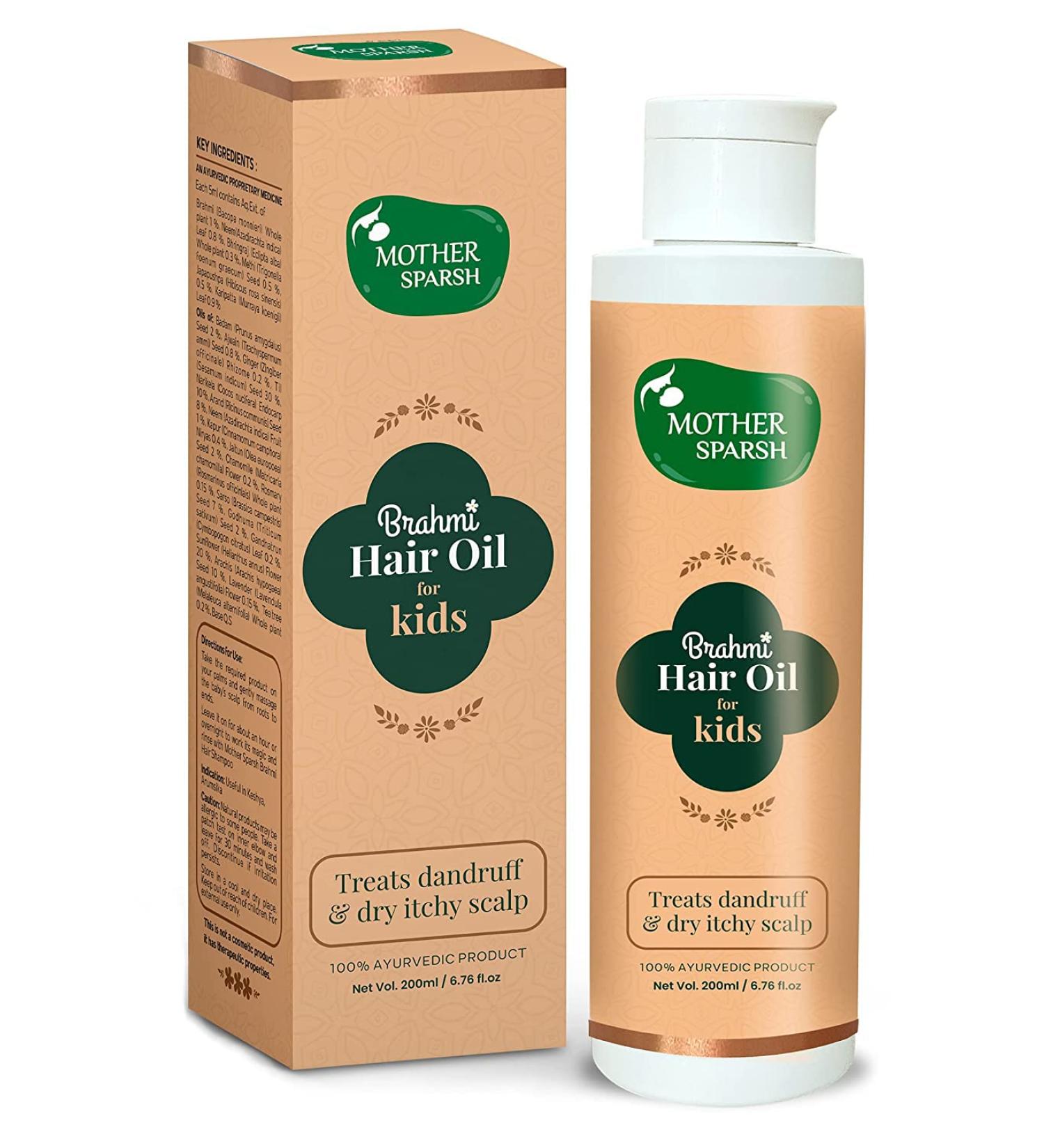 Brahmi Hair Oil for Kids - 200ml | Nourishing & Strengthening | Fast International Shipping - Buy Online on GoSupps.com