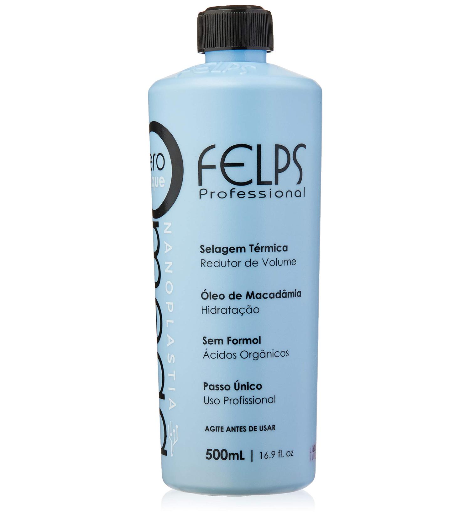 Felps Professional Omega Thermal Sealing Hair Treatment 500ml - Formalin-Free Straightening & Smoothing Nanoplasty for All Hair Types - Buy Online on GoSupps.com