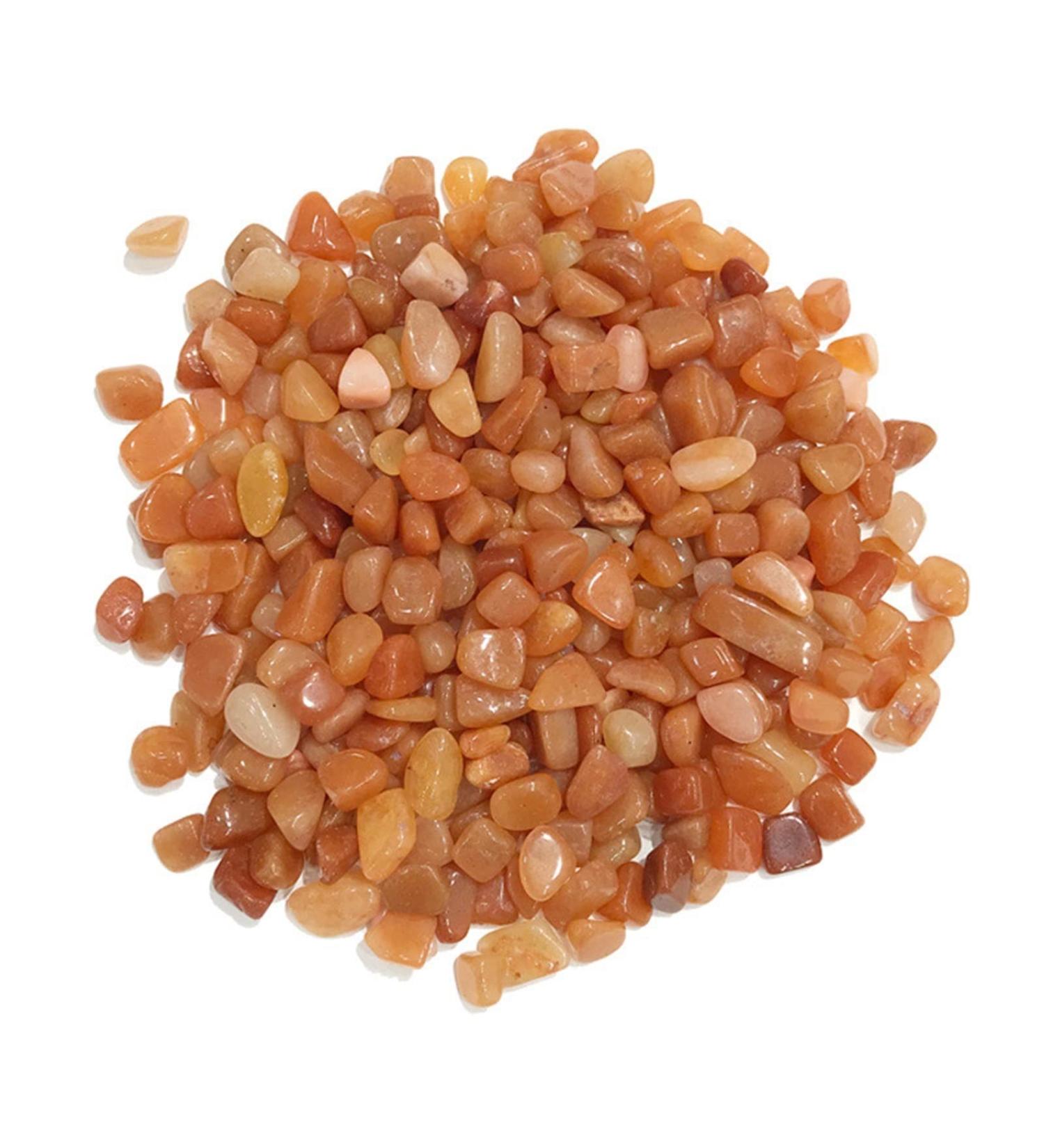 1000g Natural Red Stones Gravels ReikiQuartz Crystals Home Decor Materials Natural Stones and Minerals ZJGIDTEM (Color : 1000g 9-12mm)