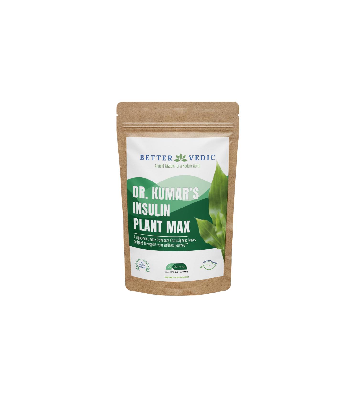 Better Vedic Pure Costus Leaf Powder 4.2oz 60 Servings - Buy Online on GoSupps.com