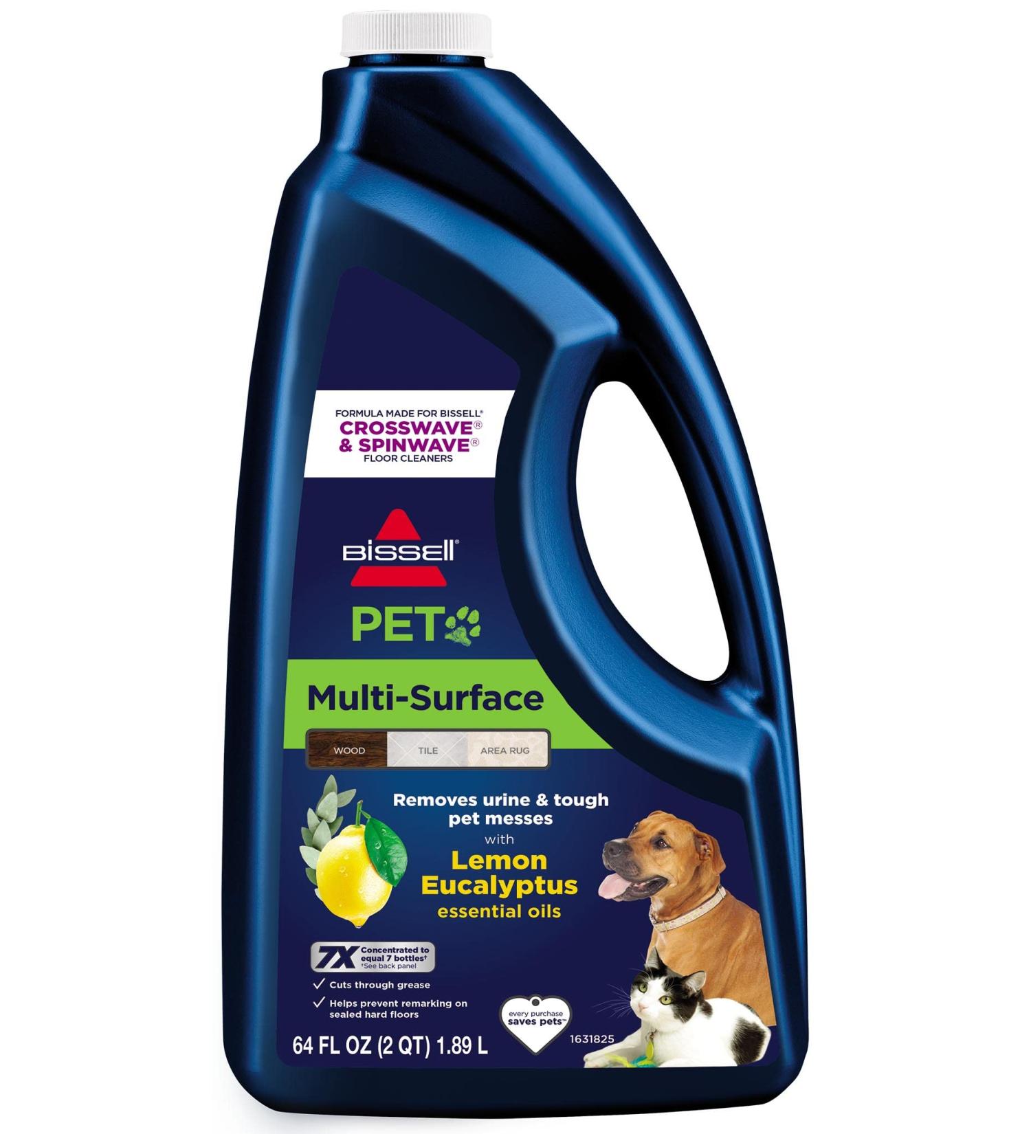 Buy BISSELL Multi-Surface Pet Cleaner with Citrus - 64oz Lemon Eucalyptus | Effective International Shipping - Buy Online on GoSupps.com