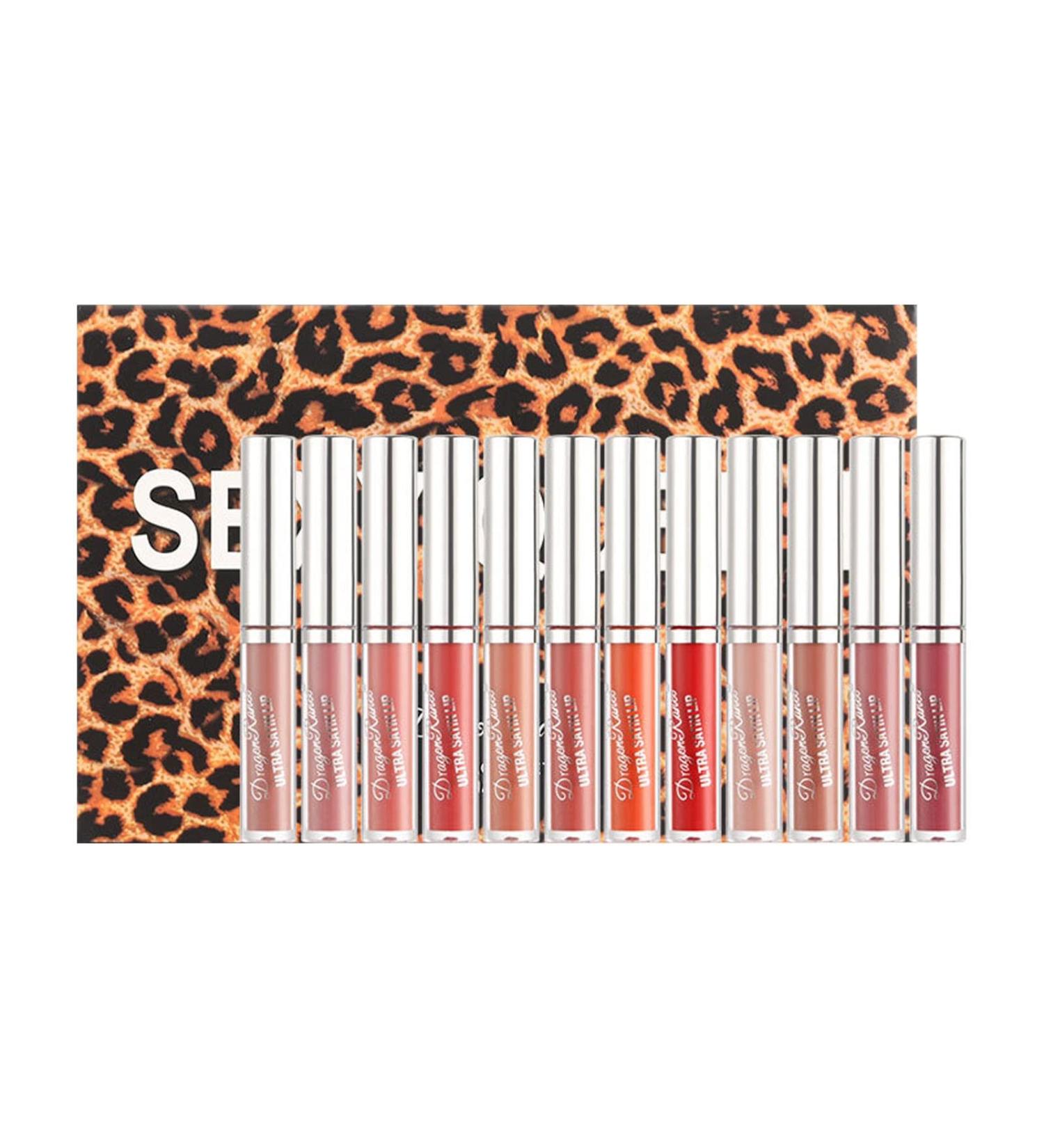 12 Colors Matte Ink Lipstick Set - Moisturizing Multi-Color Durable Matte Lipstick for Ultimate Lip Care - Buy Online on GoSupps.com