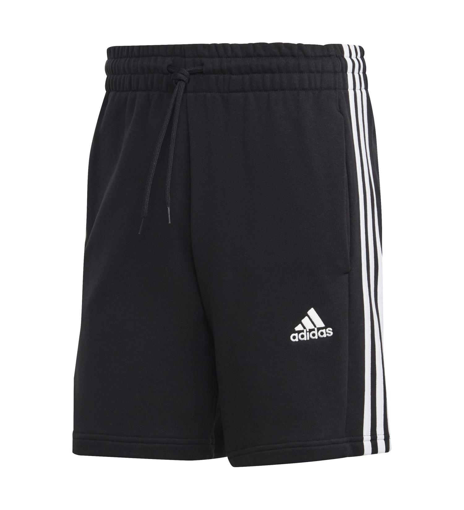 Buy adidas Men's Essentials French Terry 3-Stripes Shorts L Black - International Shipping Available - Buy Online on GoSupps.com