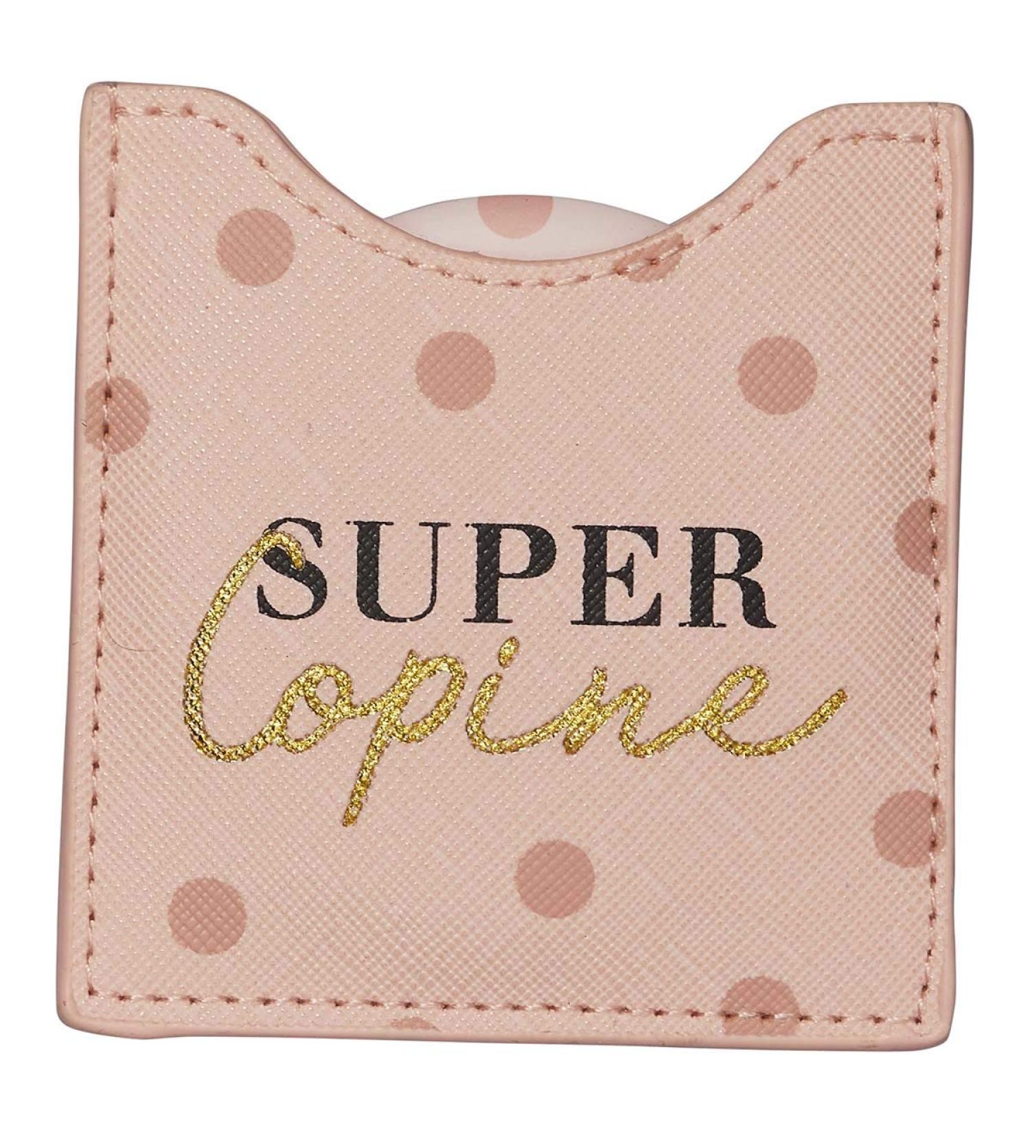 Draeger Paris 1886 Toga - Super Copine Round Pocket Mirror | Perfect for Birthdays & All Occasions | Compact 8.5 x 8 cm Gift - Buy Online on GoSupps.com