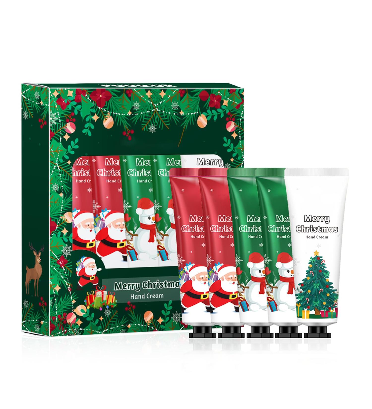  Miioto Mini Hand Cream Christmas Hand Cream Hand Cream Moisturize and Prevent Dryness Christmas Gift Set for Men Customers Colleagues Employees 5 x 30 ml - Buy Online on GoSupps.com