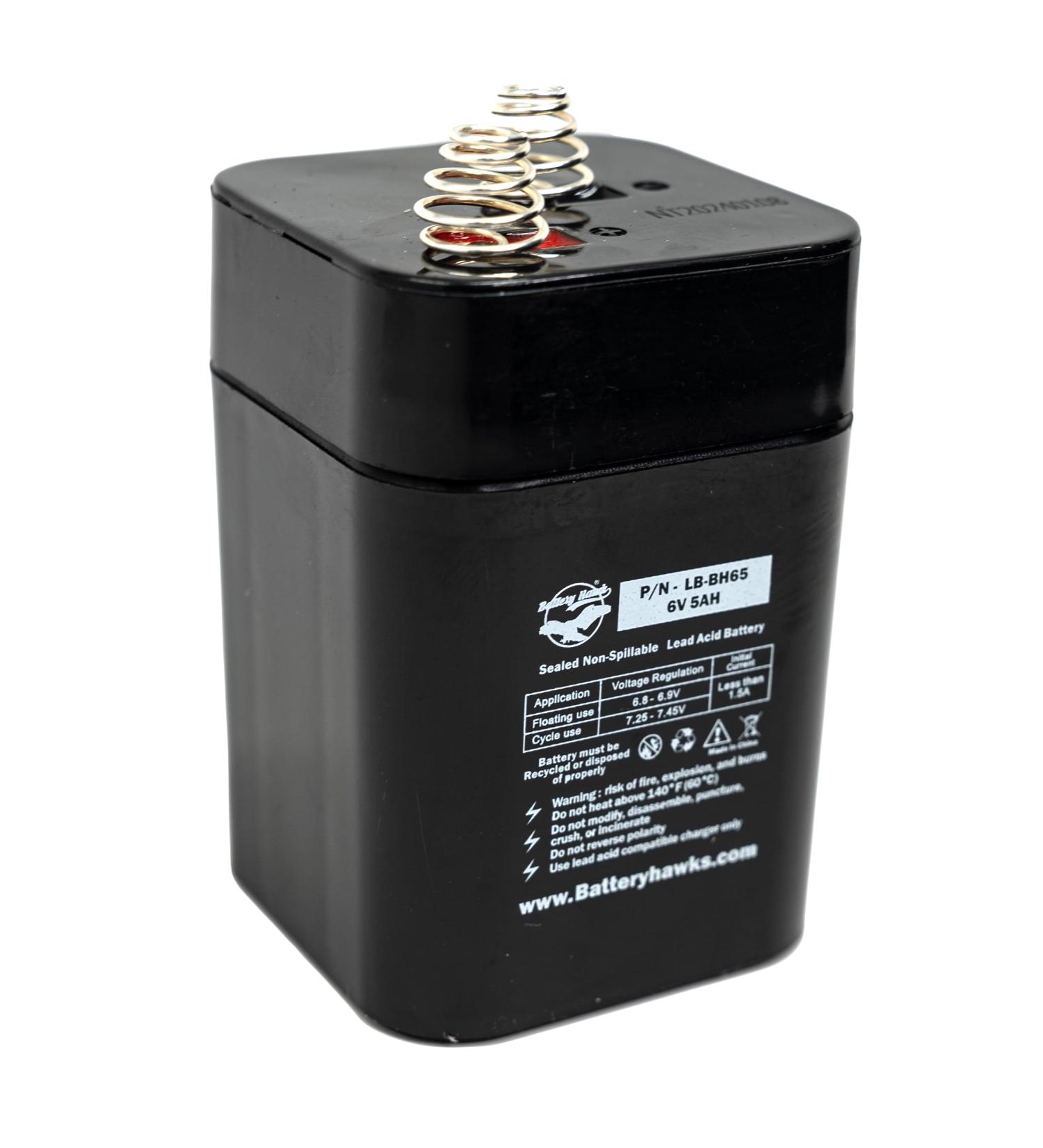 6V 5AH SLA Battery - UB650 PS-650L PC640L DG6-4 for Lantern & Flashlight | International Shipping Available - Buy Online on GoSupps.com