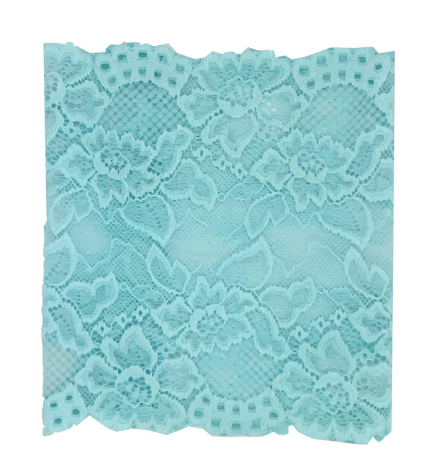 Picc Line Lace Sleeve Cover for Chemo Diabetes Freestyle Libre (TURQUOISE 6.5' LONG)
