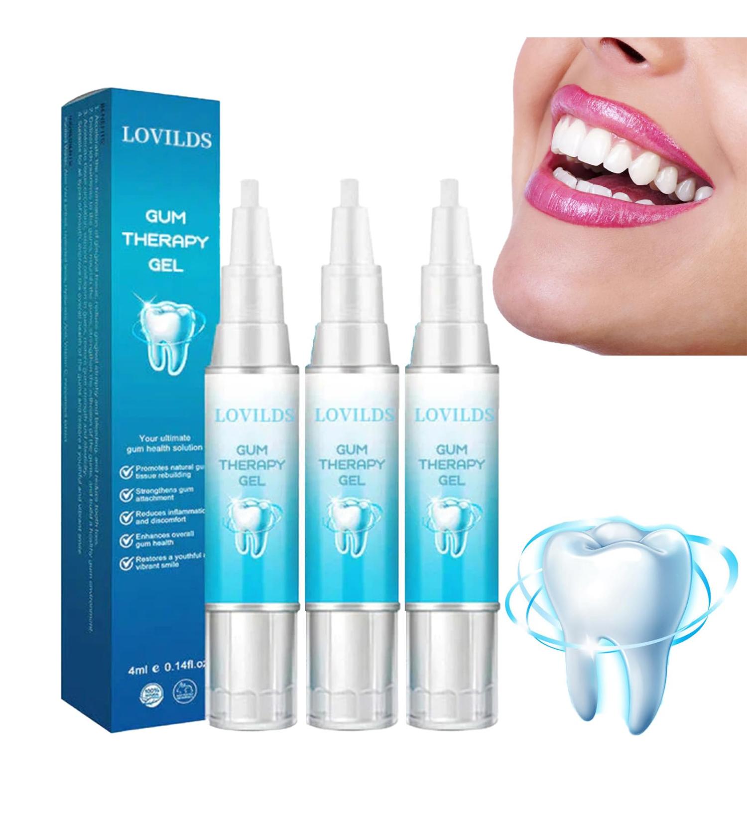Lovilds Gum Therapy Gel - Effective Gum Care Solution | Lovilds Gel Reviews & Neslemy Gum Shield (3PC) - International Shipping Available - Buy Online on GoSupps.com