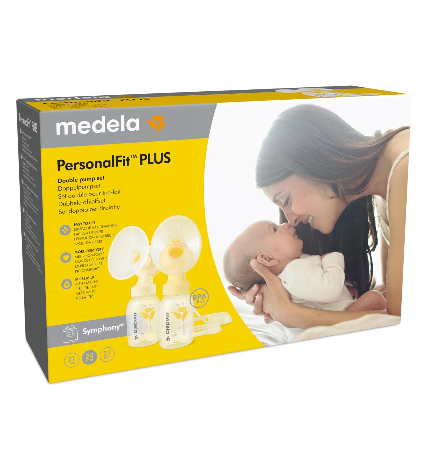 Buy Medela PersonalFit PLUS Double Rod Filling Set for Symphony - Size M (24mm) | New | International Shipping Available - Buy Online on GoSupps.com