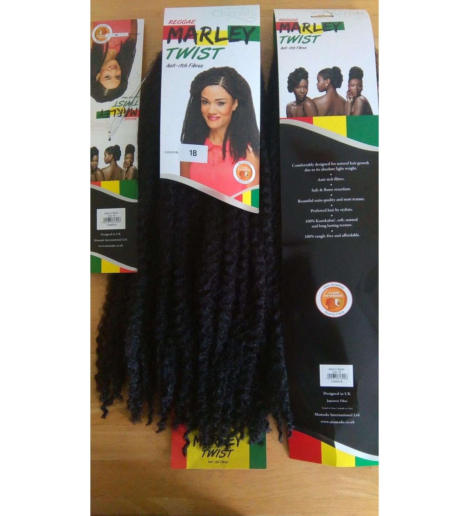 UK: Cherish Marley Braid. Afro Kinky Bulk Hair Twist Braid Twist Senegalese Braiding. Black Colour