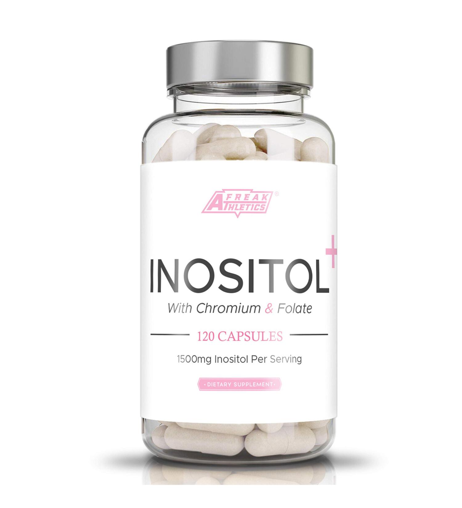 Myo-Inositol Capsules by Freak Athletics - Inositol Capsules with Chromium & Folate - 120 Capsules Vegan & Vegetarian Friendly - UK Made - Buy Online on GoSupps.com