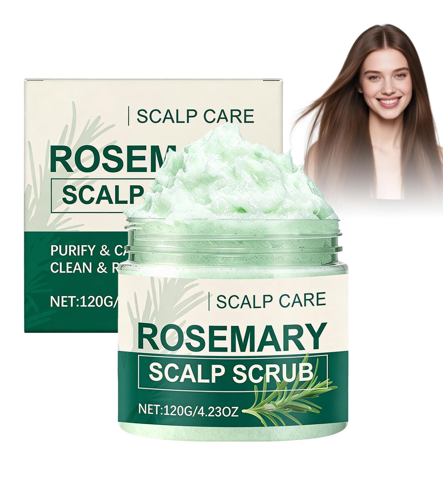 Gommage du cuir chevelu Shampooing Gommage la Romarin Traitement du cuir chevelu nettoyant et nourrissant limine les r sidus et les impuret s 120 g - Buy Online on GoSupps.com