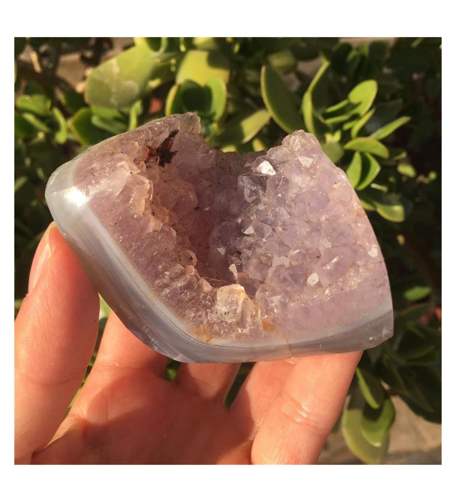 Natural Crystal Rough Natural Agate Amethyst Crystal Amethyst Cluster Mineral Specimen Healing - Buy Online on GoSupps.com