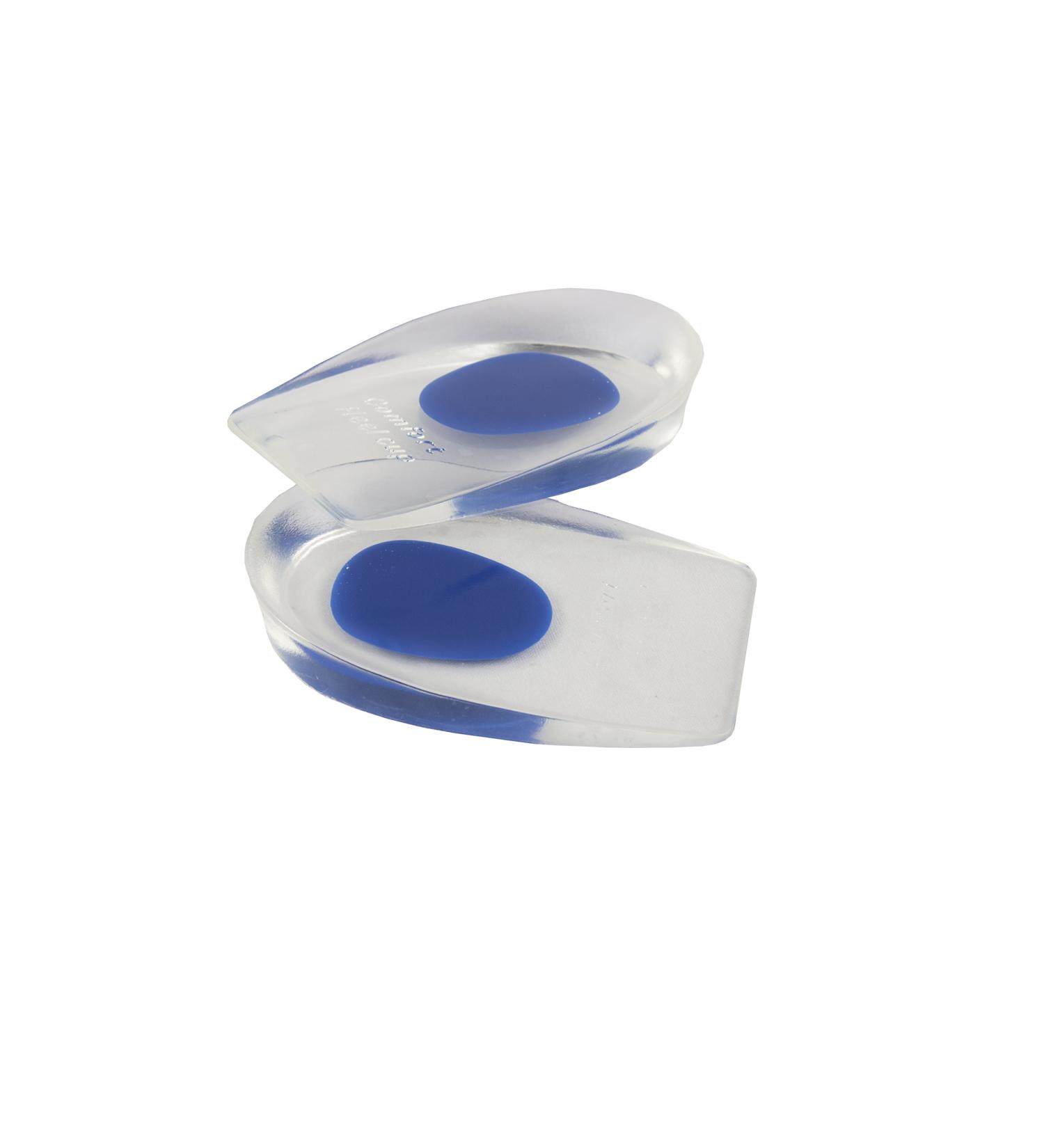 PRO 11 WELLBEING Clear Gel Heel Cups for Plantar Fasciitis Treatment - Blue 4/7 UK - Buy Online on GoSupps.com