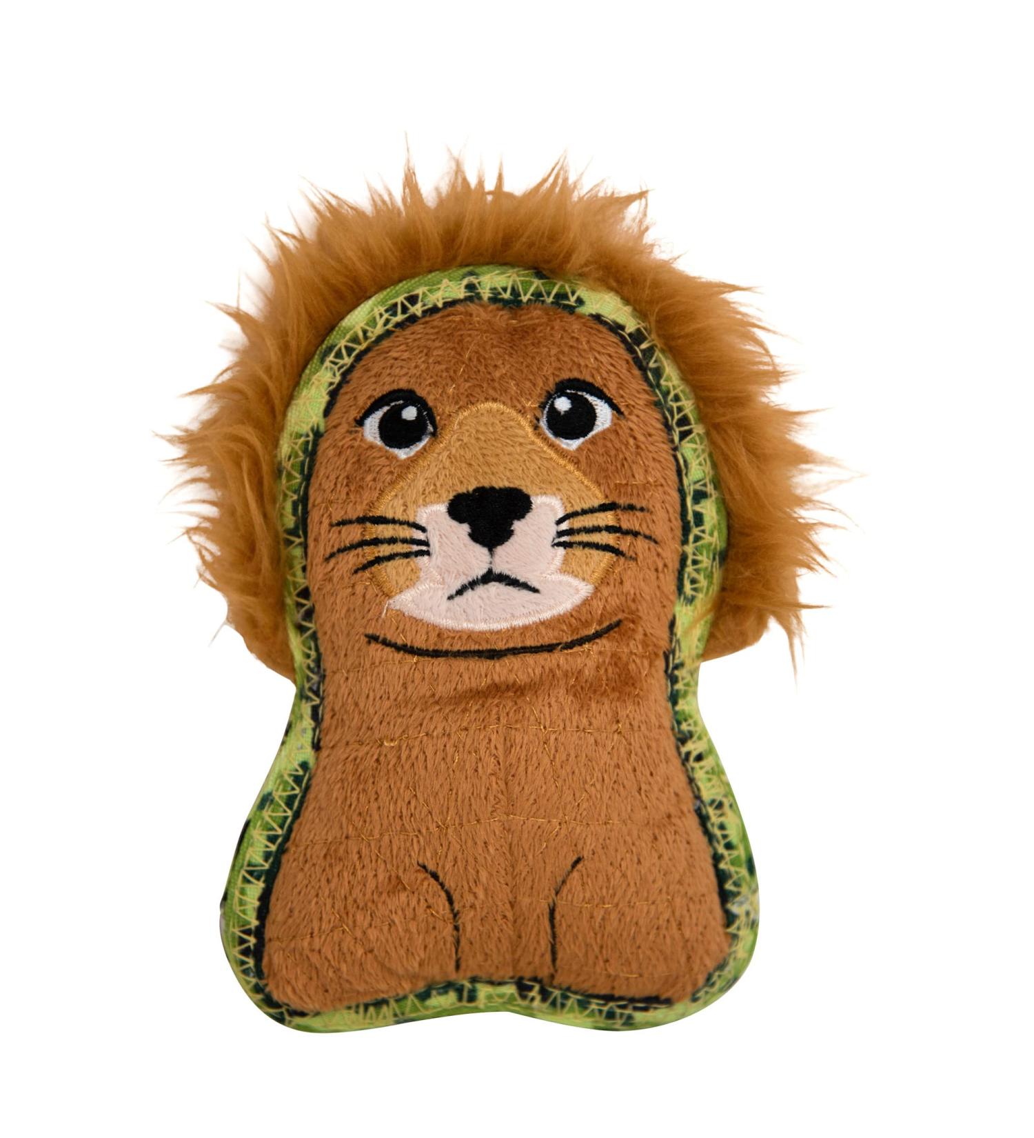 Outward Hound Xtreme Seamz - Squeaky plush toy for dogs - reinforced dense filling material - Lion